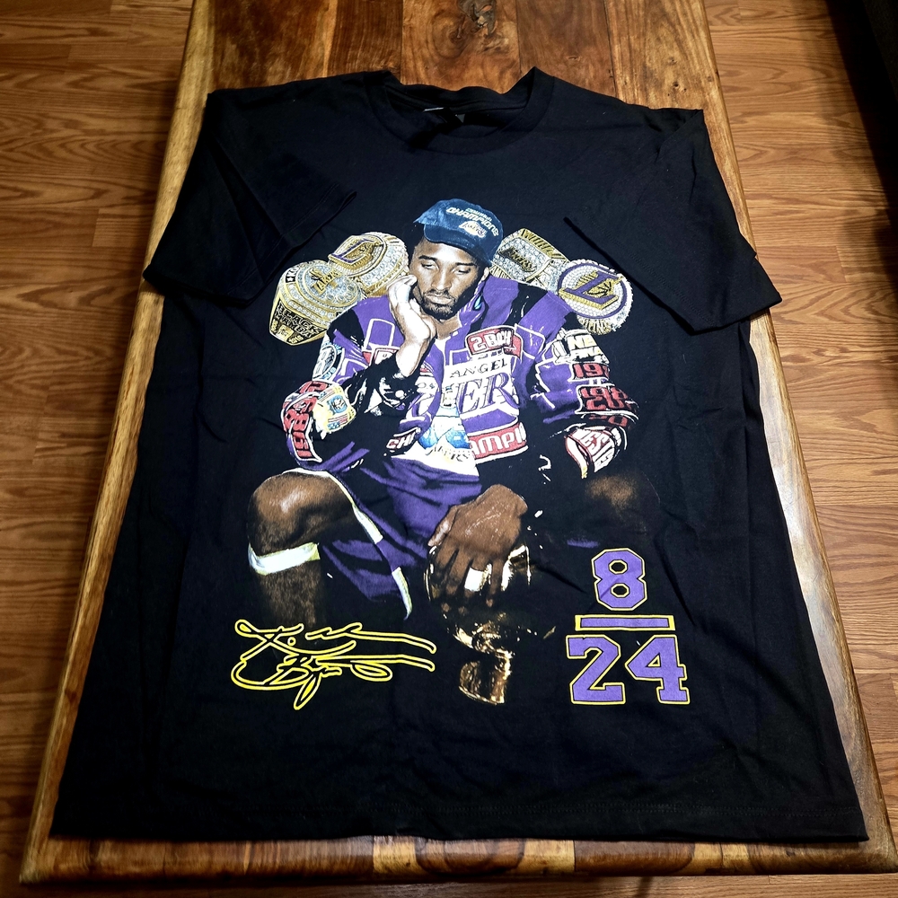 Kobe Bryant Black Graphic T-Shirt